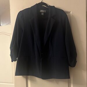 NY Collection Women's Navy Blazer